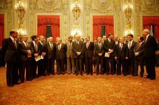Il Presidente della Repubblica Francesco Cossiga presiede alla cerimonia di Giuramento del I Governo Goria