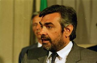 Il Presidente della Repubblica Francesco Cossiga presiede alla cerimonia di Giuramento del I Governo Goria