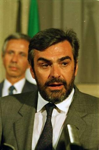 Il Presidente della Repubblica Francesco Cossiga presiede alla cerimonia di Giuramento del I Governo Goria