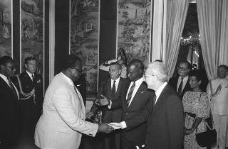 Incontro con il Presidente della Repubblica del Kenia Daniel Toroitich Arap Moi