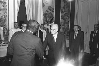 Incontro con il Presidente della Repubblica del Kenia Daniel Toroitich Arap Moi