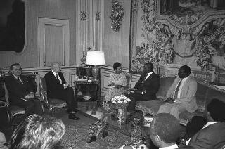 Incontro con il Presidente della Repubblica del Kenia Daniel Toroitich Arap Moi