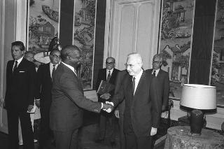 Incontro con il Presidente della Repubblica del Kenia Daniel Toroitich Arap Moi