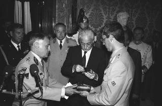 Incontro con i componenti il Comitato militare NATO con le consorti