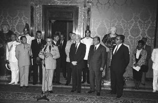 Incontro con i componenti il Comitato militare NATO con le consorti