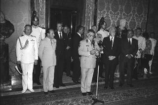 Incontro con i componenti il Comitato militare NATO con le consorti