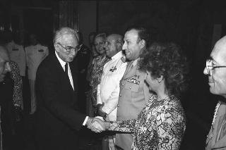 Incontro con i componenti il Comitato militare NATO con le consorti