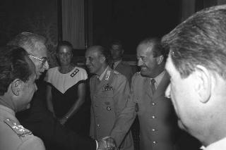Incontro con i componenti il Comitato militare NATO con le consorti