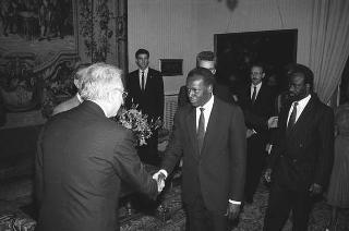 Incontro con il Presidente della Repubblica Popolare di Angola Josè Eduardo Dos Santos