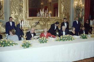 Visita ufficiale del Presidente della Repubblica d'Islanda, S.E. la Signora Vigdís Finnbogadóttir (5-7 ottobre 1987)