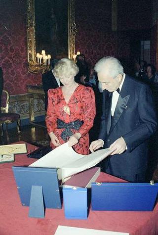 Visita ufficiale del Presidente della Repubblica d'Islanda, S.E. la Signora Vigdís Finnbogadóttir (5-7 ottobre 1987)