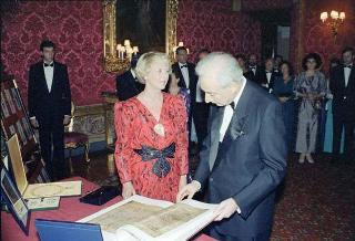 Visita ufficiale del Presidente della Repubblica d'Islanda, S.E. la Signora Vigdís Finnbogadóttir (5-7 ottobre 1987)