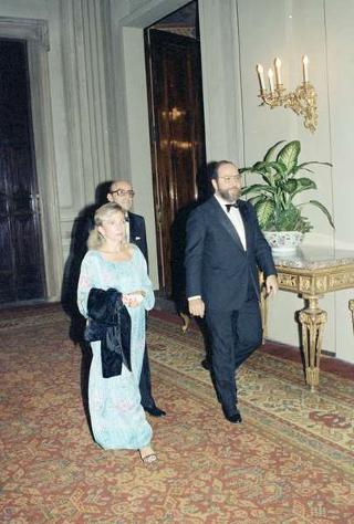 Visita ufficiale del Presidente della Repubblica d'Islanda, S.E. la Signora Vigdís Finnbogadóttir (5-7 ottobre 1987)