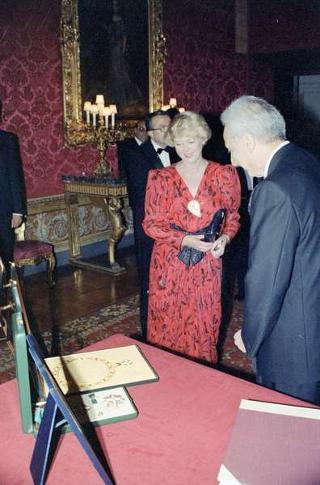 Visita ufficiale del Presidente della Repubblica d'Islanda, S.E. la Signora Vigdís Finnbogadóttir (5-7 ottobre 1987)
