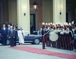Visita ufficiale del Presidente della Repubblica d'Islanda, S.E. la Signora Vigdís Finnbogadóttir (5-7 ottobre 1987)