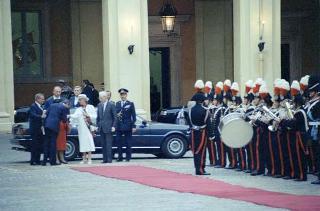 Visita ufficiale del Presidente della Repubblica d'Islanda, S.E. la Signora Vigdís Finnbogadóttir (5-7 ottobre 1987)