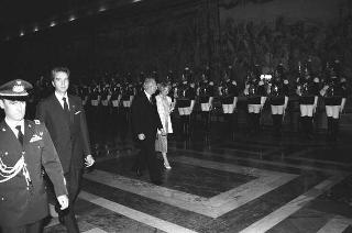 Visita ufficiale del Presidente della Repubblica d'Islanda, S.E. la Signora Vigdís Finnbogadóttir (5-7 ottobre 1987)
