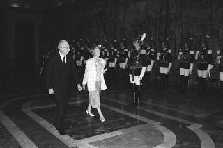 Visita ufficiale del Presidente della Repubblica d'Islanda, S.E. la Signora Vigdís Finnbogadóttir (5-7 ottobre 1987)