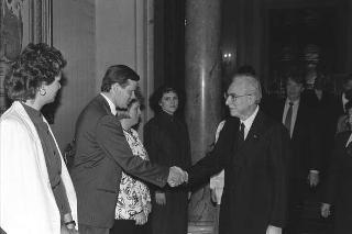 Visita ufficiale del Presidente della Repubblica d'Islanda, S.E. la Signora Vigdís Finnbogadóttir (5-7 ottobre 1987)