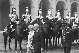 Visita ufficiale del Presidente della Repubblica d'Islanda, S.E. la Signora Vigdís Finnbogadóttir (5-7 ottobre 1987)