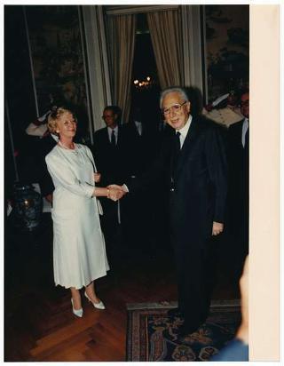 Visita ufficiale del Presidente della Repubblica d'Islanda, S.E. la Signora Vigdís Finnbogadóttir (5-7 ottobre 1987)