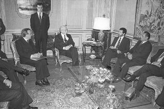 Incontro con il Presidente della Repubblica di El Salvador Josè Napoleon Duarte