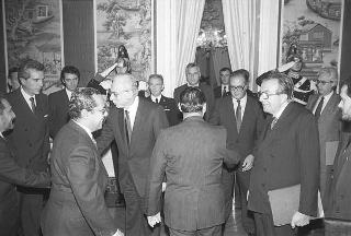 Incontro con il Presidente della Repubblica di El Salvador Josè Napoleon Duarte