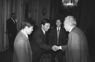 Incontro con giornalisti cinesi, Zang Jisheng, Luo Jinbiao, Wan Zinei