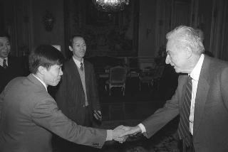 Incontro con giornalisti cinesi, Zang Jisheng, Luo Jinbiao, Wan Zinei