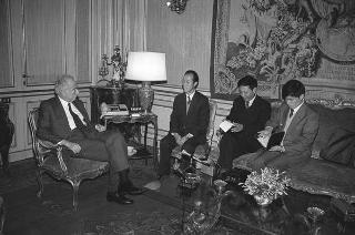 Incontro con giornalisti cinesi, Zang Jisheng, Luo Jinbiao, Wan Zinei