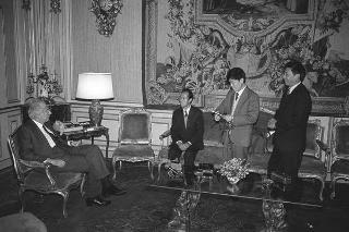 Incontro con giornalisti cinesi, Zang Jisheng, Luo Jinbiao, Wan Zinei