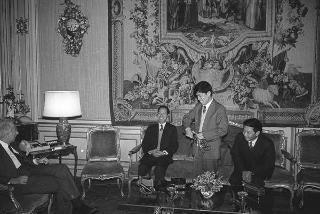 Incontro con giornalisti cinesi, Zang Jisheng, Luo Jinbiao, Wan Zinei