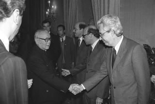 Visita di Stato del Presidente della Repubblica Popolare Cinese Li Xiannian e della signora Lin Jaimei