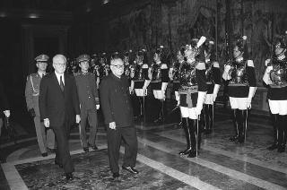 Visita di Stato del Presidente della Repubblica Popolare Cinese Li Xiannian e della signora Lin Jaimei