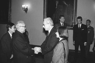 Visita di Stato del Presidente della Repubblica Popolare Cinese Li Xiannian e della signora Lin Jaimei