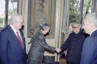 Visita di Stato del Presidente della Repubblica Popolare Cinese Li Xiannian e della signora Lin Jaimei