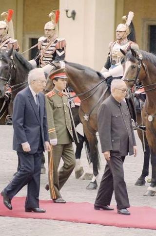 Visita di Stato del Presidente della Repubblica Popolare Cinese Li Xiannian e della signora Lin Jaimei