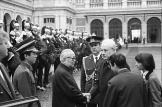 Visita di Stato del Presidente della Repubblica Popolare Cinese Li Xiannian e della signora Lin Jaimei