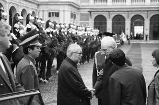 Visita di Stato del Presidente della Repubblica Popolare Cinese Li Xiannian e della signora Lin Jaimei