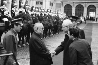 Visita di Stato del Presidente della Repubblica Popolare Cinese Li Xiannian e della signora Lin Jaimei