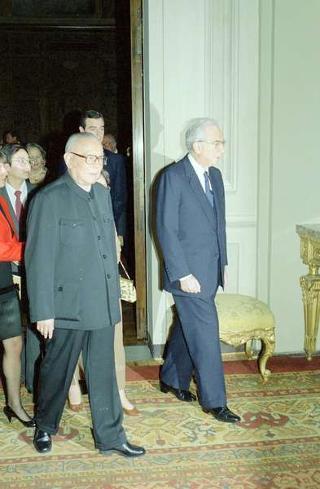 Visita di Stato del Presidente della Repubblica Popolare Cinese Li Xiannian e della signora Lin Jaimei