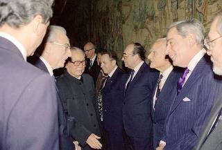 Visita di Stato del Presidente della Repubblica Popolare Cinese Li Xiannian e della signora Lin Jaimei
