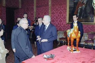 Visita di Stato del Presidente della Repubblica Popolare Cinese Li Xiannian e della signora Lin Jaimei