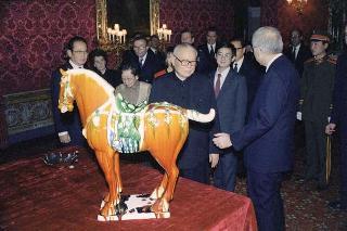 Visita di Stato del Presidente della Repubblica Popolare Cinese Li Xiannian e della signora Lin Jaimei