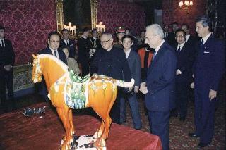 Visita di Stato del Presidente della Repubblica Popolare Cinese Li Xiannian e della signora Lin Jaimei