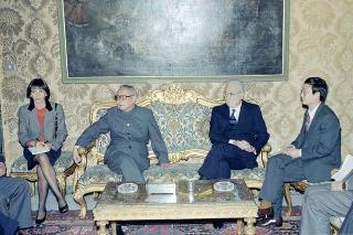 Visita di Stato del Presidente della Repubblica Popolare Cinese Li Xiannian e della signora Lin Jaimei