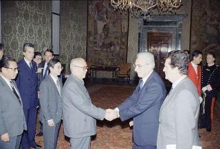 Visita di Stato del Presidente della Repubblica Popolare Cinese Li Xiannian e della signora Lin Jaimei