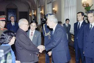 Visita di Stato del Presidente della Repubblica Popolare Cinese Li Xiannian e della signora Lin Jaimei
