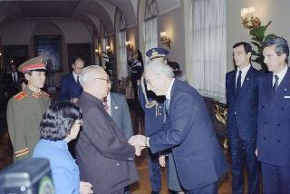 Visita di Stato del Presidente della Repubblica Popolare Cinese Li Xiannian e della signora Lin Jaimei