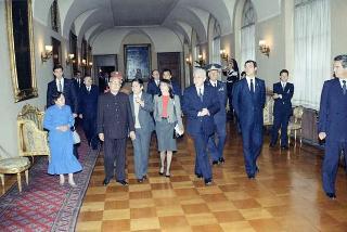 Visita di Stato del Presidente della Repubblica Popolare Cinese Li Xiannian e della signora Lin Jaimei